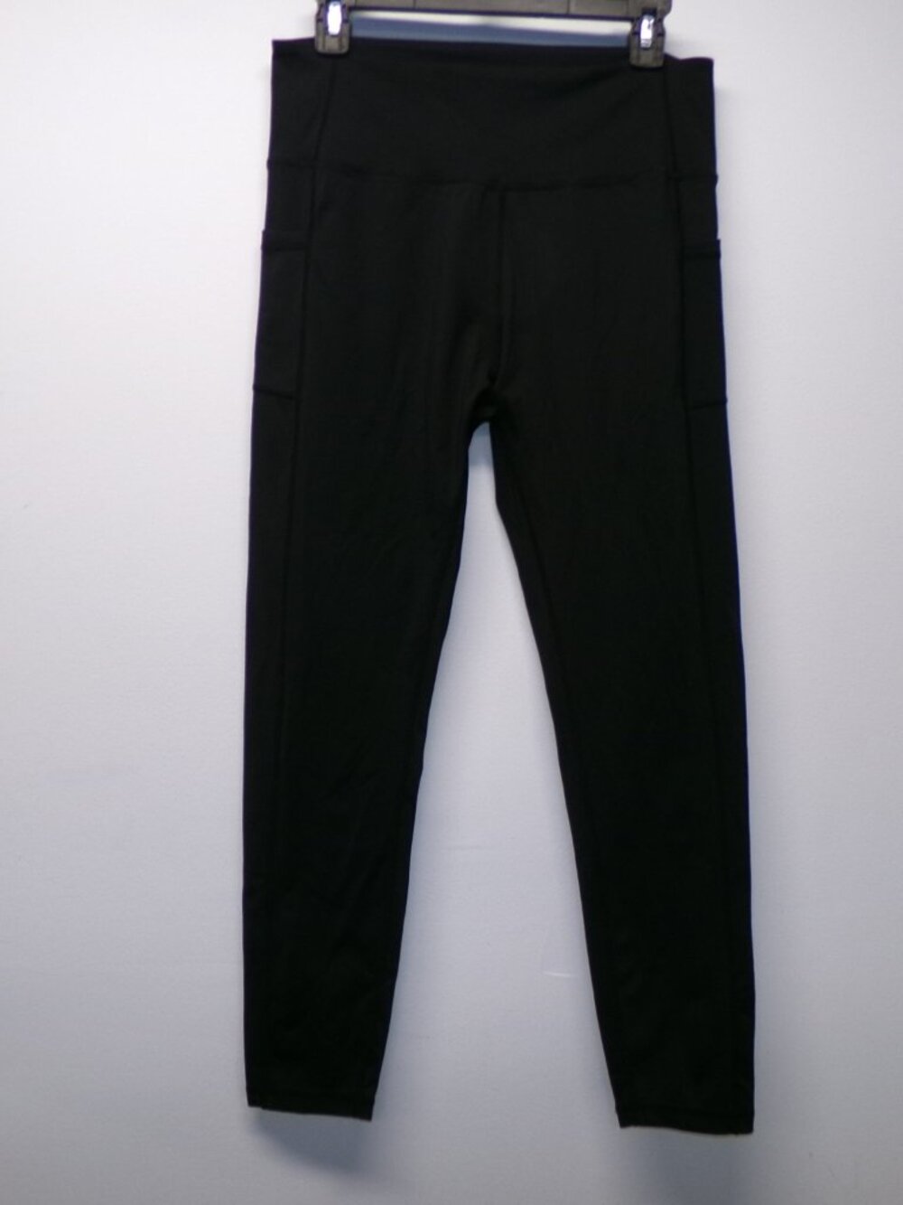 Muscles and Donuts SWEET Solid Black High Rise Pocket Leggings Women's sz XL
